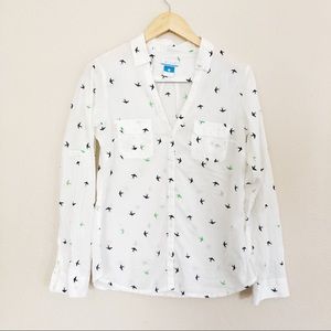 Columbia PFG Button Up Long Sleeve Top